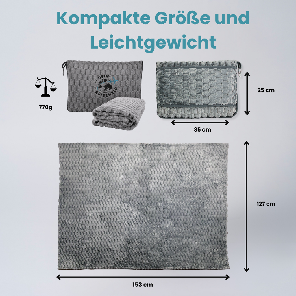 DreamMate 2 in 1 Reisedecke/Kissen
