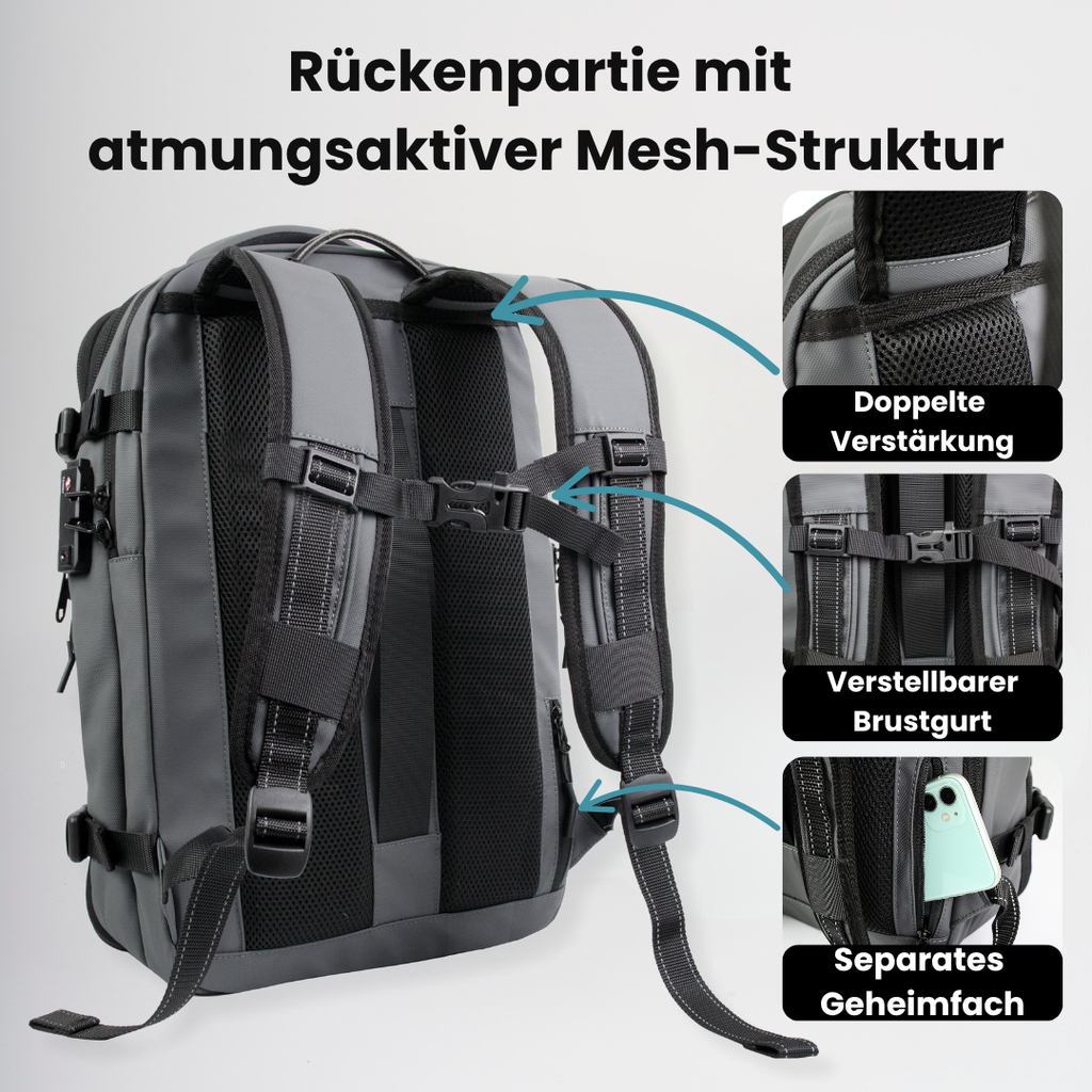 ReiseWunder MAXI Vakuum Reiserucksack