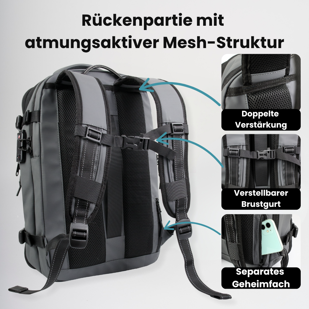ReiseWunder MAXI Vakuum Reiserucksack