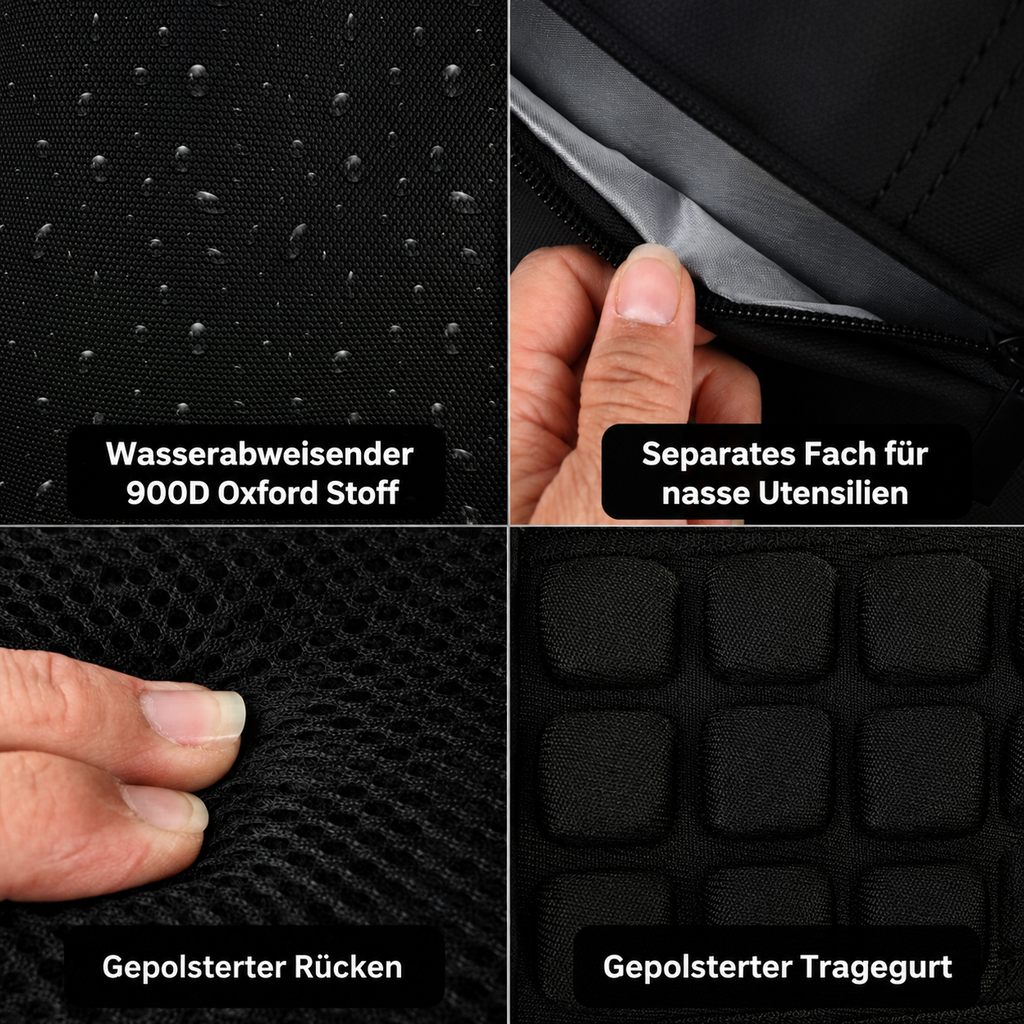 ReiseWunder MINI Vakuum Reiserucksack