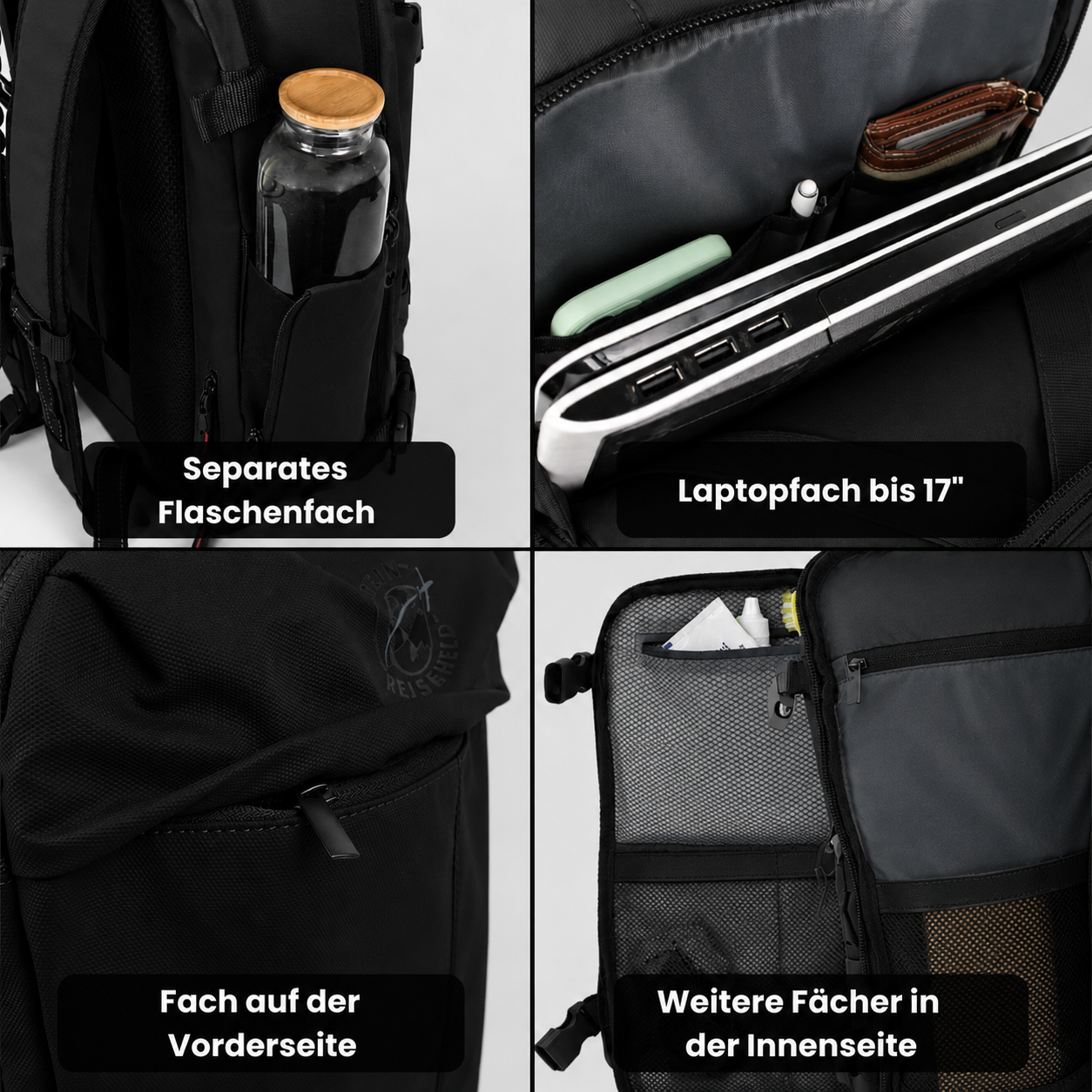 ReiseWunder MINI Vakuum Reiserucksack