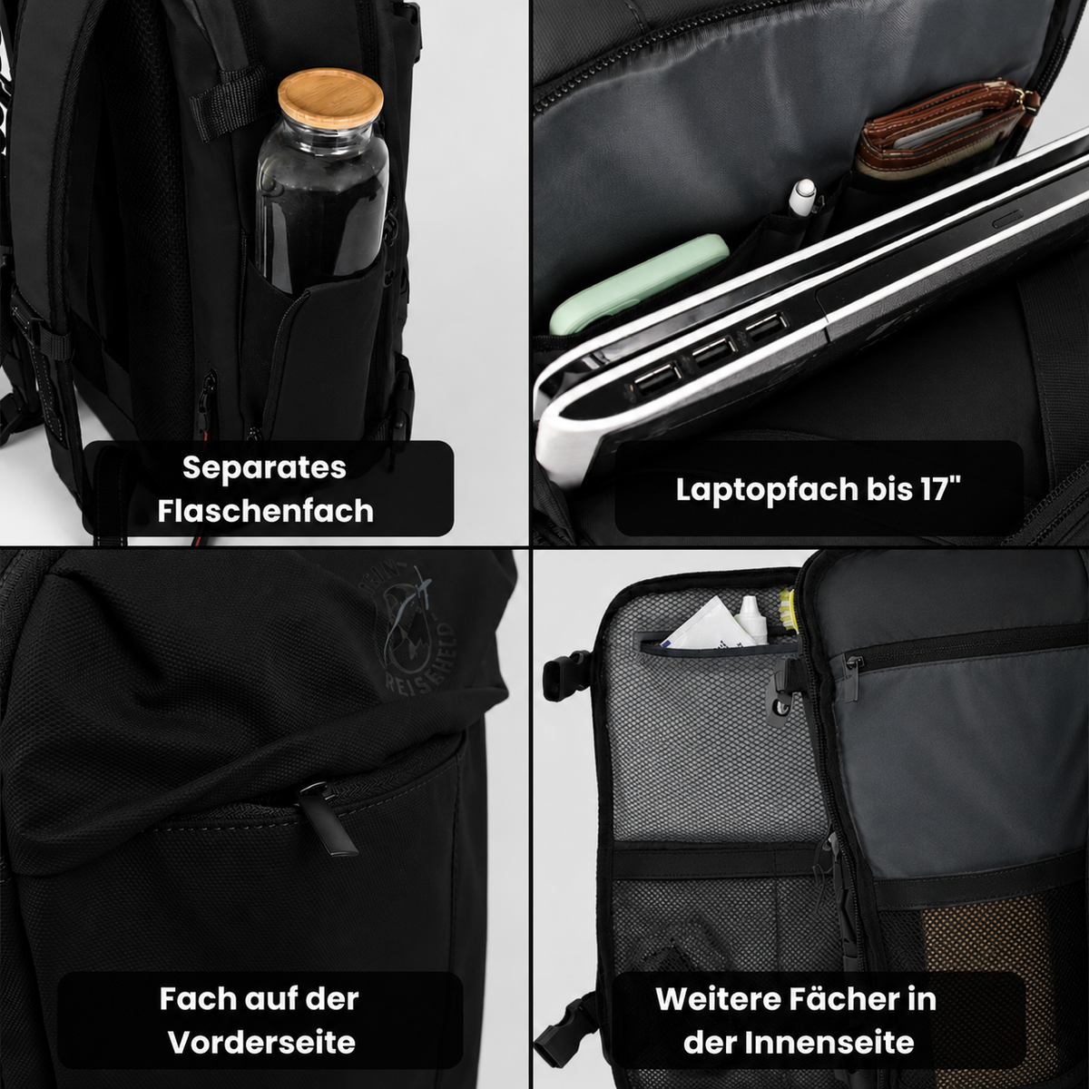 ReiseWunder MINI Vakuum Reiserucksack