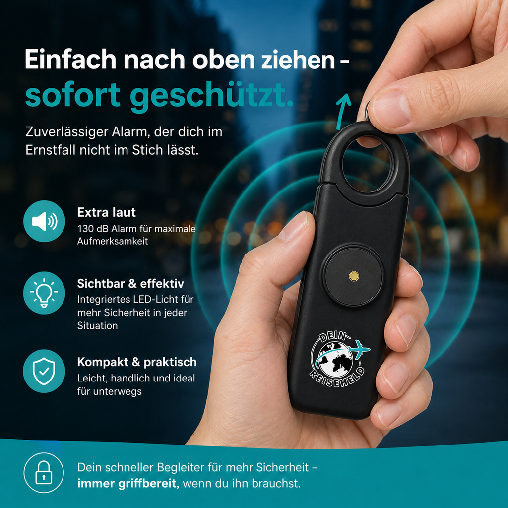 SOS Taschenalarm für Frauen