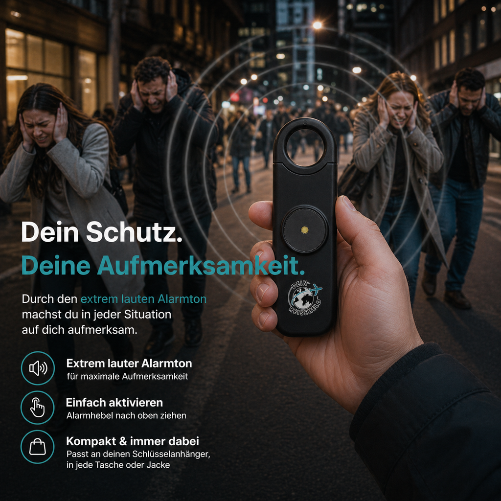 SOS Taschenalarm für Frauen